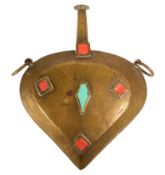 19TH CENTURY MOROCCAN POWDER FLASK