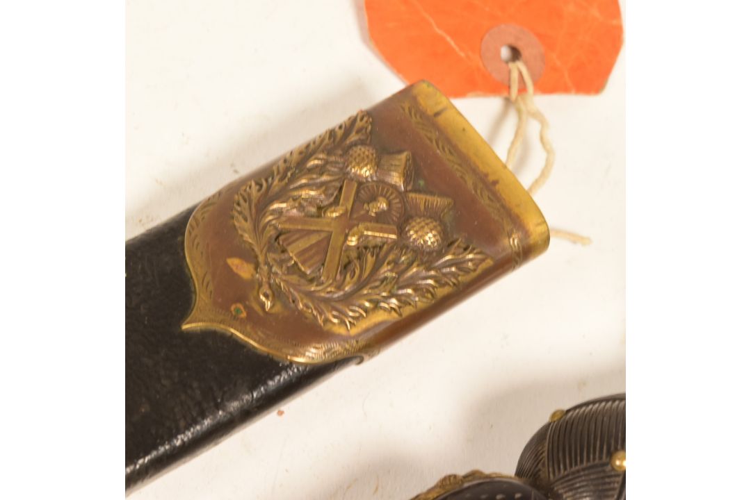 19TH CENTURY VICTORIAN SCOTTISH SEAFORTH 78TH HIGHLANDERS DIRK - Image 3 of 10