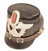 WWII SECOND WORLD WAR GERMAN TOWN POLICE SHAKO HELMET