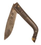 19TH CENTURY OTTOMAN EMPIRE FOLDING KNIFE