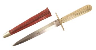 LATE 19TH CENTURY SHEFFIELD MADE GAMBLERS DIRK