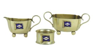 ELDERS & FYFFES - SILVER PLATED SHIPPING LINE DINNER SERVICE PIECES