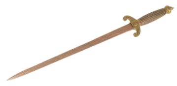 EARLY 19TH CENTURY FRENCH NAVAL DAGGER