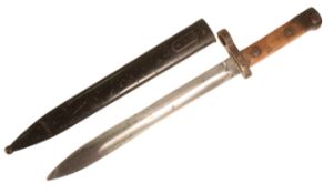WWI FIRST WORLD WAR AUSTRIAN M1895 STEYR RIFLE BAYONET