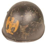 WWII SECOND WORLD WAR ITALIAN FASCIST M33 COMBAT HELMET