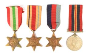 COLLECTION OF WWII SECOND WORLD WAR MEDALS
