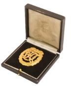 WWII SECOND WORLD WAR GERMAN DRL GOLD GRADE SPORTS BADGE