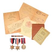 WWII SECOND WORLD WAR MEDAL TRIO - ROYAL ARTILLERY
