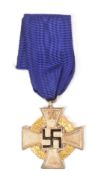 WWII SECOND WORLD WAR GERMAN 50 YEARS FAITHFUL SERVICE MEDAL