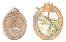 WWII SECOND WORLD WAR GERMAN BADGES