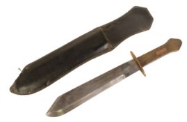 VINTAGE COFFIN HILT COLT PEACEMAKER BOWIE KNIFE