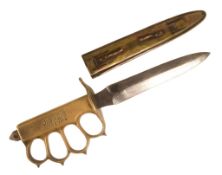 WWI FIRST WORLD WAR US UNITED STATES TRENCH FIGHTING KNIFE