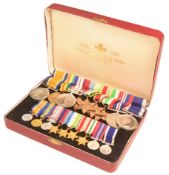 FIRST & SECOND WORLD WAR MEDAL GROUP - ROYAL NAVY