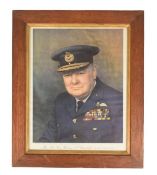 WINSTON CHURCHILL - DAVID WADDINGTON 1946 PRINT