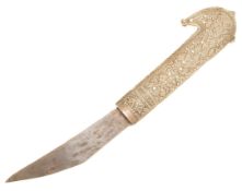 EARLY 20TH CENTURY YEMENI SHAFRA DAGGER
