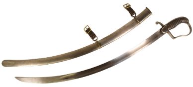 19TH CENTURY NAPOLEONIC WAR ERA BRITISH FLANK OFFICERS SABRE