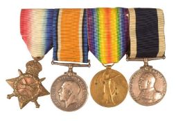 WWI FIRST WORLD WAR MEDAL GROUP - ROYAL NAVY