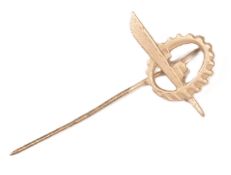 WWII SECOND WORLD WAR GERMAN U-BOAT DOCK WORKERS PIN BADGE