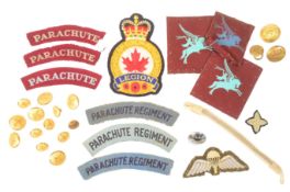 COLLECTION OF BRITISH AIRBOURNE FORCES CLOTH PATCHES