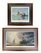 AERONAUTICAL INTEREST - X2 SIGNED ATTILA HEJJA PRINTS