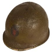 WWII SECOND WORLD WAR US 34TH INFANTRY DIVISION HELMET
