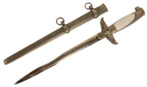 REENACTMENT GERMAN SECOND WORLD WAR DIPLOMATIC OFFICERS DAGGER