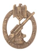 WWII SECOND WORLD WAR GERMAN ARMY ANTI AIRCRAFT BADGE