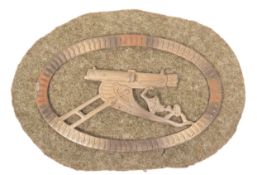 WWI FIRST WORLD WAR GERMAN HEAVY MACHINE GUNNERS SLEEVE BADGE
