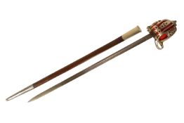 WWI SCOTTISH BASKET HILTED BROADSWORD - 78TH HIGHLANDERS