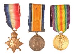 WWI FIRST WORLD WAR MEDAL TRIO - ROYAL MUSTER FUSILIERS