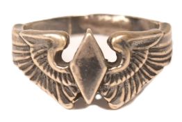 WWII SECOND WORLD WAR US WOMENS AIR FORCE SERVICE PILOTS RING