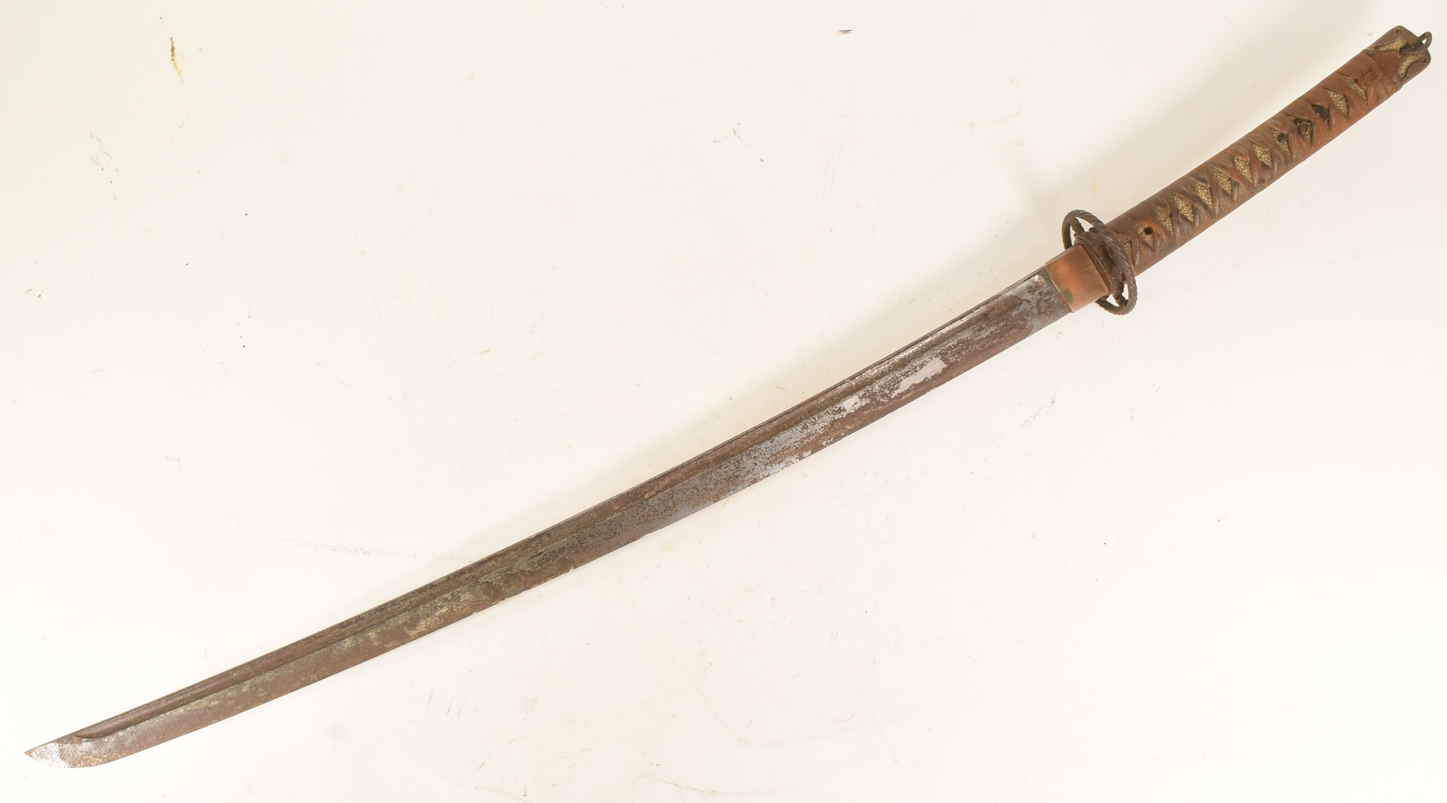 WWII SECOND WORLD WAR JAPANESE SHIN GUNTO MILITARY SWORD - Image 6 of 9