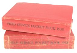 TWO SECOND WORLD WAR 1938 FIELD SERVICE POCKET BOOKS