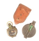 TWO FIRST WORLD WAR PERIOD COMPASSES