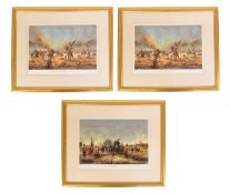 AFTER DAVID CARTWRIGHT - X3 LIMITED EDITION SIGNED PRINTS