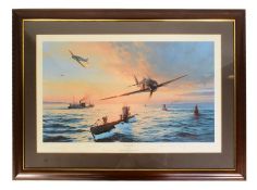 AFTER ROBERT TAYLOR - SIGNED PRINT ' THE HOMECOMING '
