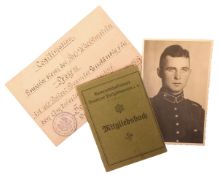 PRE SECOND WORLD WAR BERLIN POLICE OFFICER DOCUMENTS