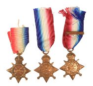 COLLECTION OF WWI FIRST WORLD WAR 1914-15 STAR MEDALS
