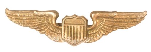 WWII SECOND WORLD WAR UNITED STATES PILOT WINGS