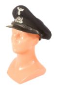 WWII SECOND WORLD WAR GERMAN RAILWAY PROTECTION POLICE VISOR