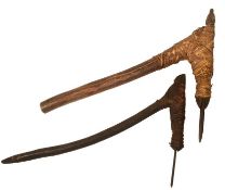 TWO POLYNESIA SOUTH PACIFIC ADZE AXES