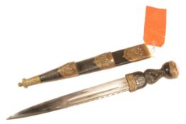 19TH CENTURY VICTORIAN SCOTTISH SEAFORTH 78TH HIGHLANDERS DIRK