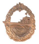 WWII SECOND WORLD WAR KRIEGSMARINE DESTROYER BADGE