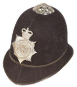 LOCAL INTEREST - VINTAGE BRISTOL CONSTABULARY POLICE HELMET