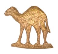 SECOND WORLD WAR AUSTRALIAN NEW ZEALAND CAMEL CORPS BADGE