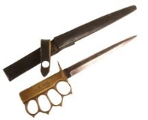 WWI FIRST WORLD WAR US UNITED STATES TRENCH FIGHTING KNIFE