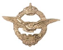WWII SECOND WORLD WAR YUGOSLAVIAN PILOTS CAP BADGE