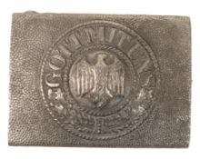 WWII SECOND WORLD WAR GERMAN ARMY BELT BUCKLE