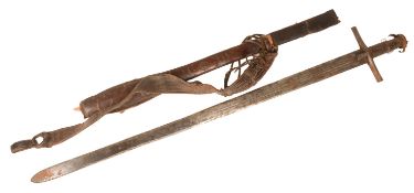 EARLY 20TH CENTURY SUDANESE KASKARA SWORD