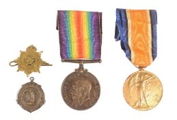 WWI FIRST WORLD WAR MEDAL PAIR - SUFFOLK REGIMENT